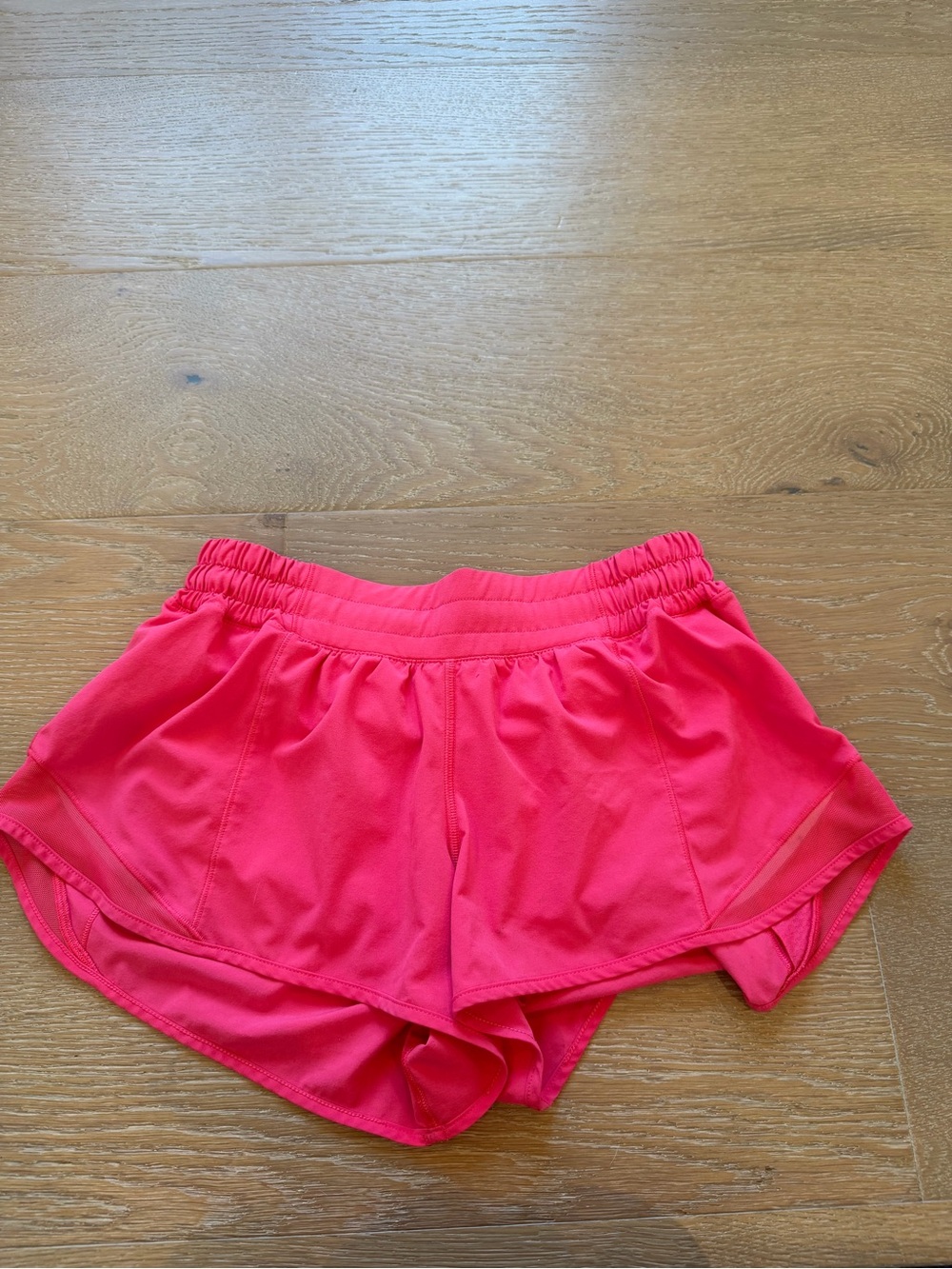 lululemon athletica Bright Pink Run Shorts